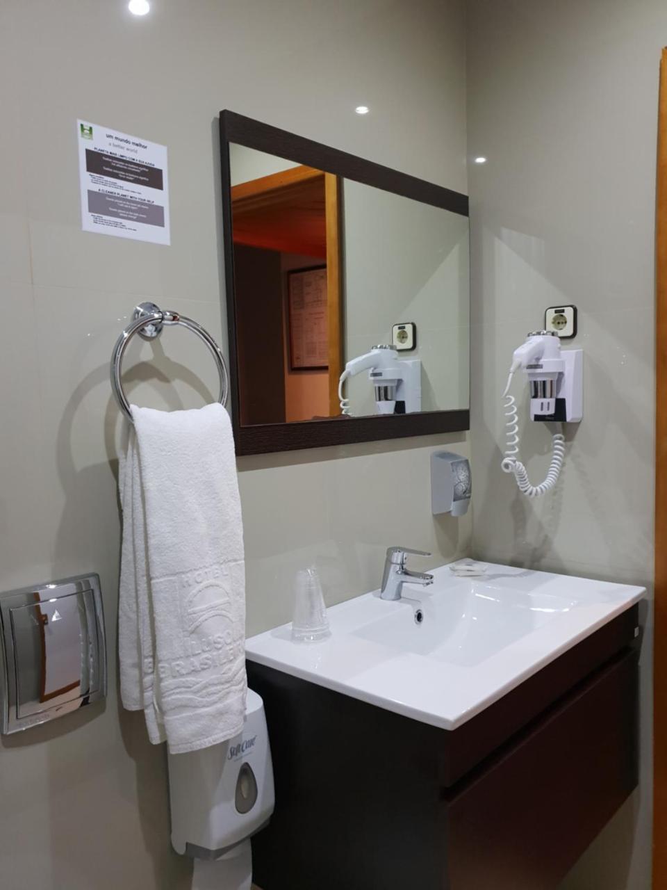 Luso Brasileiro Hotel Povoa de Varzim Bagian luar foto